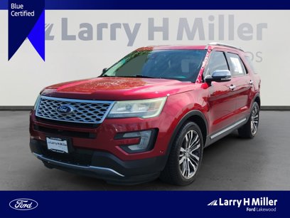 Certified 2017 Ford Explorer Platinum