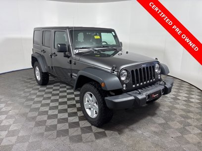 Certified 2018 Jeep Wrangler Unlimited Sport S