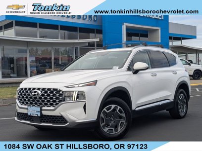 Used 2021 Hyundai Santa Fe Blue