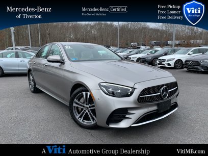 Certified 2021 Mercedes-Benz E 350 4MATIC Sedan
