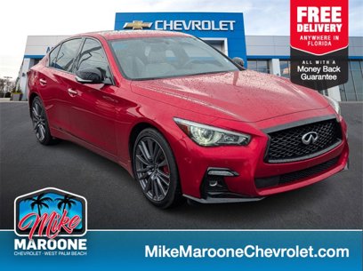 Used 2022 INFINITI Q50 Red Sport 400