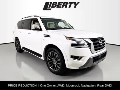 Used 2021 Nissan Armada Platinum w/ Captain's Chairs Package