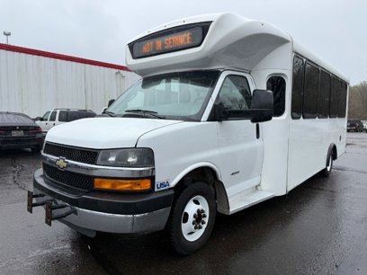 Used 2017 Chevrolet Express 4500 w/ Shuttle Bus Package