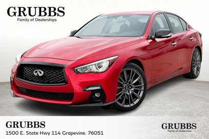 Certified 2024 INFINITI Q50 Red Sport 400 w/ Carbon Fiber Package