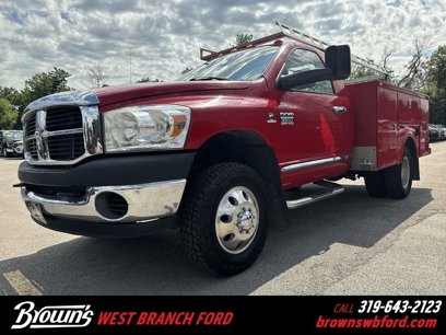 Used 2007 Dodge Ram 3500 Truck 4x4 Regular Cab DRW w/ HD Snow Plow Prep Group