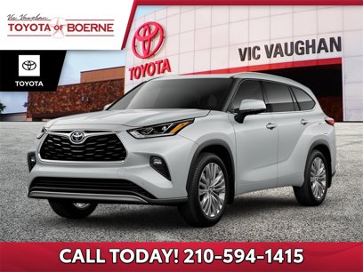 New 2025 Toyota Highlander Platinum