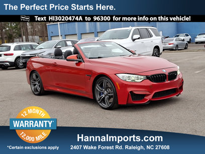 Used 2017 BMW M4 Convertible