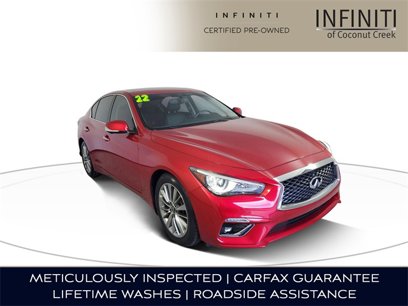 Certified 2022 INFINITI Q50 Luxe