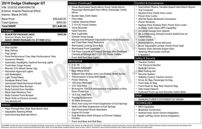 Used 2019 Dodge Challenger GT w/ Blacktop Package