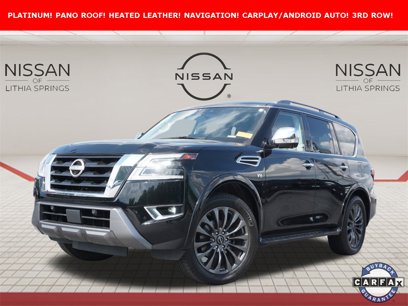 Used 2021 Nissan Armada Platinum w/ Captain's Chairs Package