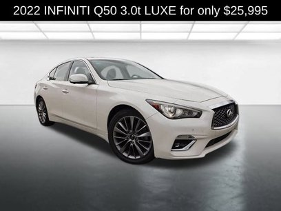 Used 2022 INFINITI Q50 Luxe w/ Cargo Package