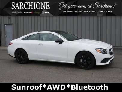 Used 2018 Mercedes-Benz E 400 4MATIC Coupe