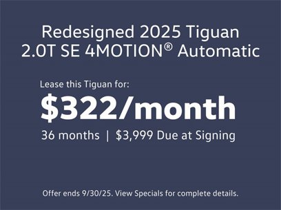 New 2025 Volkswagen Tiguan SE