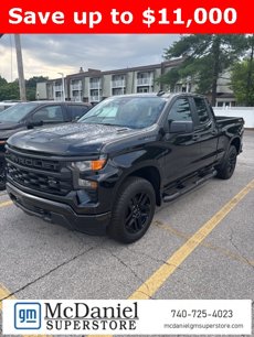 New 2025 Chevrolet Silverado 1500 Custom w/ Turbomax Blackout Package