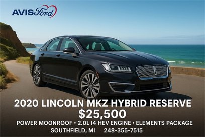 Used 2020 Lincoln MKZ Reserve w/ Elements Package