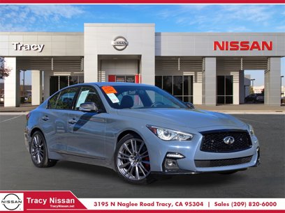 Used 2022 INFINITI Q50 Red Sport 400 w/ Carbon Fiber Package