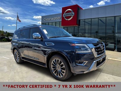 Certified 2023 Nissan Armada Platinum w/ Captain's Chairs Package