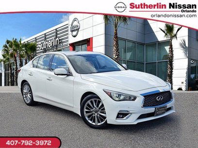 Used 2021 INFINITI Q50 Luxe w/ Cargo Package
