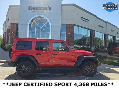 Certified 2024 Jeep Wrangler Sport S