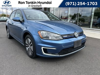 Used 2016 Volkswagen e-Golf SE