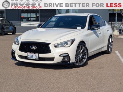 Used 2022 INFINITI Q50 Red Sport 400