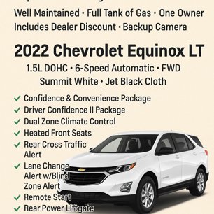 Used 2022 Chevrolet Equinox LT