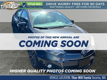 Used 2016 Toyota Corolla S Premium