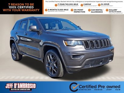 Certified 2021 Jeep Grand Cherokee Limited w/ Quick Order Package 2GK 80th
