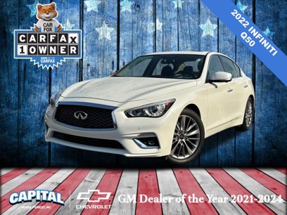 Used 2022 INFINITI Q50 Luxe w/ Cargo Package