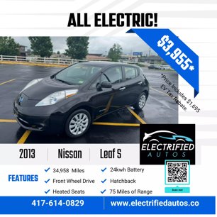Used 2013 Nissan Leaf S w/ Charger Pkg