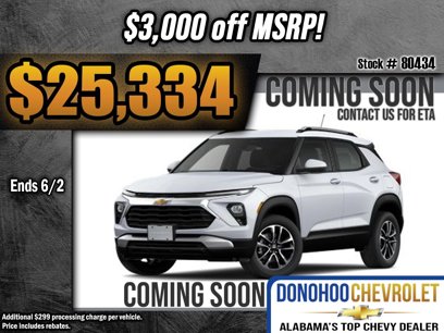 New 2025 Chevrolet TrailBlazer LT