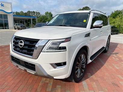 Used 2021 Nissan Armada Platinum w/ Captain's Chairs Package
