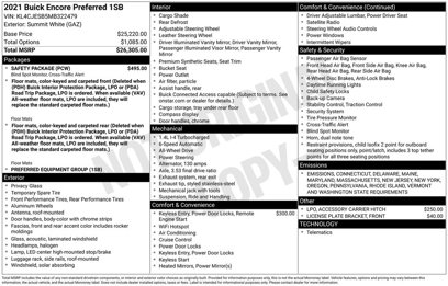 Used 2021 Buick Encore Preferred w/ Safety Package