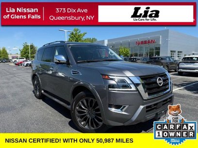 Certified 2022 Nissan Armada Platinum w/ Captain's Chairs Package