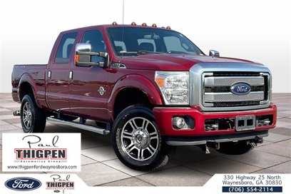 Used 2014 Ford F350 Platinum w/ Snow Plow Prep Package