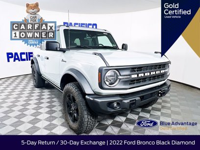 Certified 2022 Ford Bronco Black Diamond