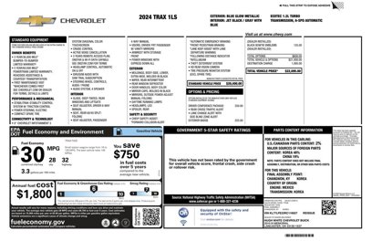 Used 2024 Chevrolet Trax LS w/ Driver Confidence Package