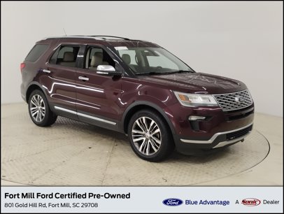 Certified 2018 Ford Explorer Platinum