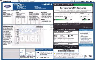 Used 2024 Ford Transit 250 148 Medium Roof w/ Load Area Protection Package