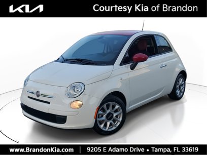 Used 2017 FIAT 500 Pop w/ Red Roof & Mirror Cap Package