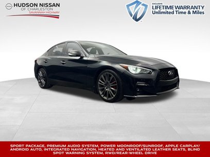 Used 2022 INFINITI Q50 Red Sport 400 w/ Carbon Fiber Package