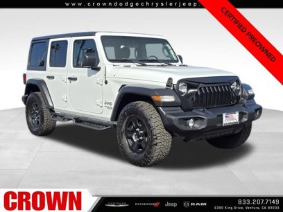 Certified 2021 Jeep Wrangler Unlimited Sport