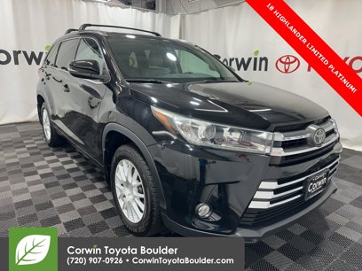 Used 2018 Toyota Highlander Limited Platinum