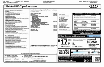 Used 2024 Audi RS 7 Performance
