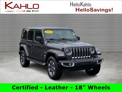 Certified 2021 Jeep Wrangler Unlimited Sahara