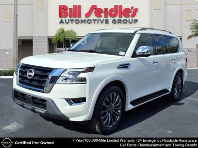 Certified 2023 Nissan Armada Platinum w/ Captain's Chairs Package
