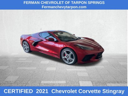 Used 2021 Chevrolet Corvette Stingray Preferred Cpe w/ Engine Appearance Package
