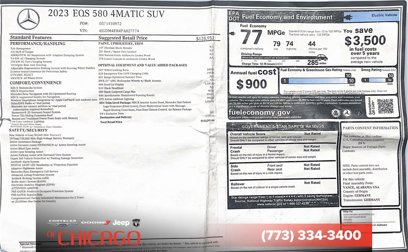 Used 2023 Mercedes-Benz EQS 580 4MATIC SUV w/ Exclusive Trim Package