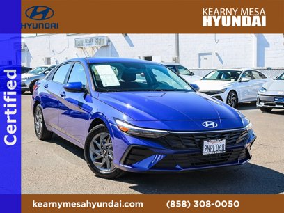 Certified 2024 Hyundai Elantra Blue