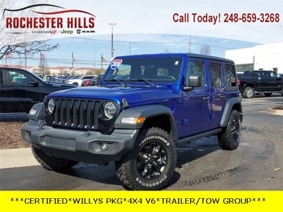 Certified 2020 Jeep Wrangler Unlimited Sport